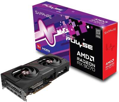 Видеокарта Sapphire RX9070 PULSE 16GB GDDR6 256bit 2xDP 2xHDMI 2FAN RTL