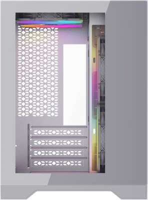 Корпус PowerCase Vision Micro, белый, mATX, Без БП (CVWM-L4)