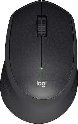 Мышь Logitech M330 Silent Plus черный оптическая 1000dpi silent беспров. USB 2but (910-004924)
