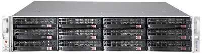 Корпус SuperMicro CSE-826BE1C4-R1K23LPB 2U, Black 8xHotSwap 3.5" SAS/SATA, 4xHotSwap 3.5" SAS/SATA/NVME ATX 1200W HS 2U RM