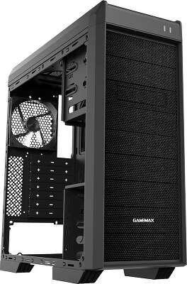 Корпус GameMax G501X White Led, черный, ATX, Без БП (G501X White Led)