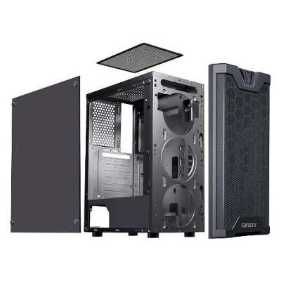 Корпус Ginzzu SL180, черный, ATX, Без БП (SL180)