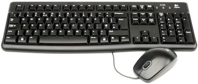 Клавиатура + мышь Logitech Desktop MK120 Black 920-002561
