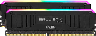 Набор памяти DDR4 DIMM 2x8Gb DDR4000 Crucial Ballistix MAX RGB Black (BLM2K8G40C18U4BL)