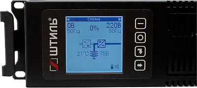 Источник бесперебойного питания Штиль STR1101L 900Вт 1000ВА черный без батареи