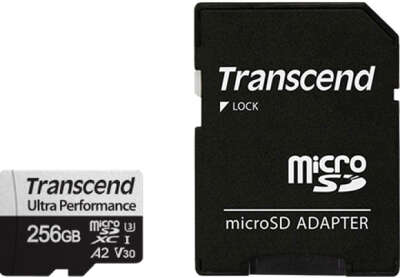 Карта памяти 256 Гб Micro SDXC Transcend Ultimate Class 10 UHS-I U3 V30 A2 [TS256GUSD340S]