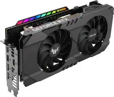 Видеокарта Asus PCI-E 4.0 TUF-RTX3050-O8G-GAMING NVIDIA GeForce RTX 3050 8Gb 128bit GDDR6 1845/14000 HDMIx2 DPx3 HDCP Ret
