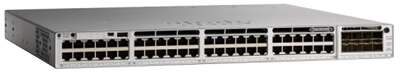 Коммутатор CISCO Catalyst 9300 48-port (36 ports 100M/1G/2.5G + 12 ports Multigigabit 10G/5G/2.5G/1G/100M) copper with modular uplinks, UPOE, 1x PS 1100W (upto 2), Network Advantage, C9300-48UXM-A