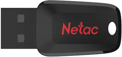 Флеш Диск Netac 128Gb U197 NT03U197N-128G-20BK USB2.0 черный/красный