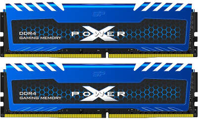 Набор памяти DDR4 DIMM 2x8Gb DDR3200 Silicon Power XPower Turbine (SP016GXLZU320BDA)