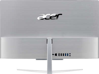 Моноблок Acer Aspire C22-820 21.5" FHD J4005/4/1000/WF/BT/Cam/Kb+Mouse/W10,серебристый/черный
