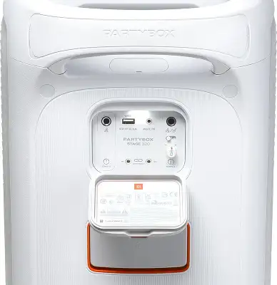 Минисистема Hi-Fi JBL Partybox Stage 320 белый 240Вт USB BT