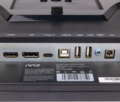 Монитор 34" Hiper Gaming M34UPA IPS 3440x1440 HDMI, DP, USB Type-C USB-Hub