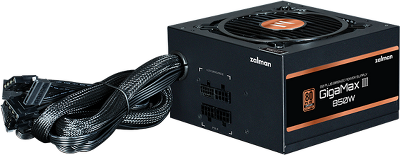 блок питания Zalman ZM850-GV3, 850W, ATX12V v3.0, Gen 5.0, APFC, 12cm Fan, 80+ Bronze, Retail