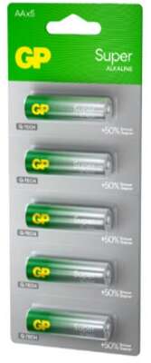 GP 15AA21-2CRSC5 60/600 Super Alkaline G-Tech (5 шт. в уп-ке)