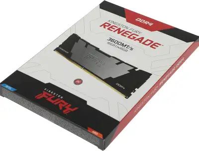 Память DDR4 16GB 3600MHz Kingston KF436C16RB12/16 Fury Renegade Black RTL Gaming PC4-28800 CL16 DIMM 288-pin 1.35В dual rank с радиатором Ret