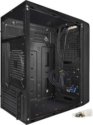 Корпус ExeGate BAA-108 450W Black, черный, mATX, 450W (EX283124RUS)