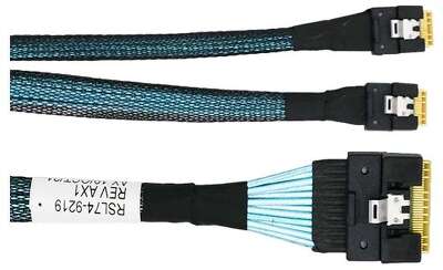 Кабель/ SFF-8654 8i/SFF-8654 4i*2-0.8M