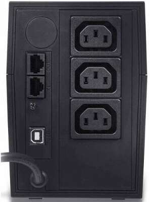 PowerCom Raptor RPT-800AP ИБП {800 ВА/ 480 Вт, AVR, USB, RJ11/RJ45, 3 xC13 с резервным питанием} (792811)