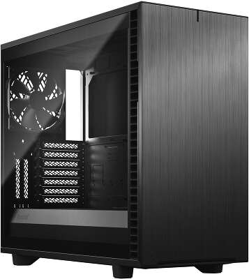 Корпус Fractal Design Define 7 Light Tempered Glass, черный, E-ATX, Без БП (FD-C-DEF7A-02)
