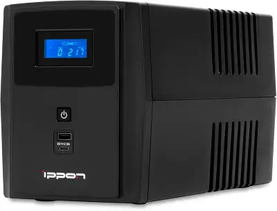 Источник бесперебойного питания Ippon Smart Power Pro II Euro 1600 960Вт 1600ВА черный