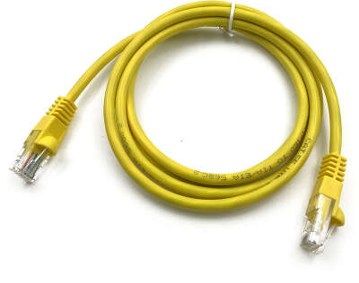 Патч-корд Buro UTP-5E-1,5M-Y UTP 4 пары cat.5E CCA molded 1.5м желтый RJ-45 (m)-RJ-45 (m)