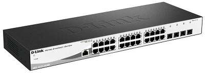Коммутатор D-Link DGS-1210-28/ME/A2B Управляемый коммутатор 2 уровня с 24 портами 10/100/1000Base-T и 4 портами 1000Base-X SFP, RTL {5} (427121) (455131)
