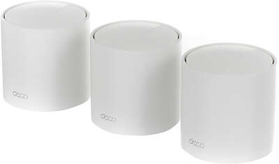 Mesh система TP-LINK Deco X60, 802.11a/b/g/n/ac/ax, 2.4/5ГГц, до 3000 Мбит/с, 3шт