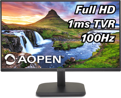Монитор 27'' AOPEN 27CL1Ebmix 1920x1080, 1 / 5ms, 250cd, 100Hz, 1xVGA+1xHDMI(1.4)+SPK+Audio out+Audio in, Speakers 2Wx2, FreeSync (by ACER)