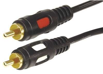 Rexant (17-0146) Шнур 2RCA Plug - 2RCA Plug  5М  (GOLD)  