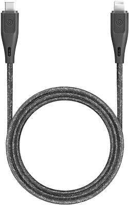 Кабель EnergEA Bazic GoCharge USB-C to Lightning С94 Rhodium, 1.2 м, Black [CBL-GCCL-BLK120]