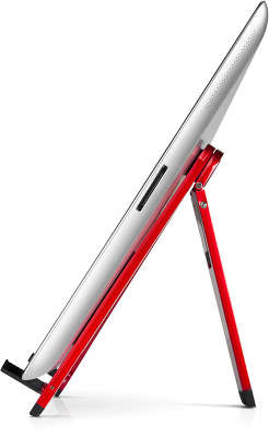 Стальная подставка TwelveSouth Compass для iPad, красная [12-1108]
