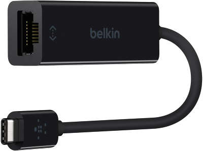 Адаптер Belkin USB-C to Gigabit Ethernet Adapter [F2CU040btBLK]