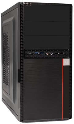 Корпус MINITOWER mATX W/PSU 2xUSB+2xUSB3.0 аудио черный MA-371X EX277439RUS EXEGATE