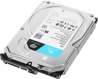Жесткий диск SATA3 4Tb [ST4000VX016] (HDD) Seagate SkyHawk, 5400rpm, 256Mb