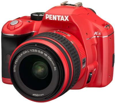 Цифровая фотокамера Pentax K-x Red Kit (DA L 18-55 мм AL)