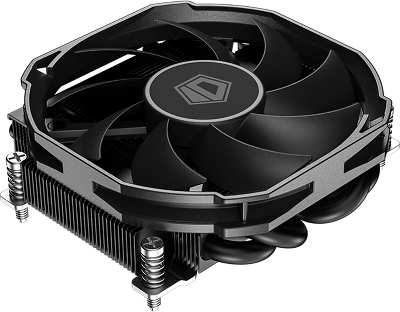 Кулер для процессора ID-COOLING IS-30A BLACK AMD AM5/AM4 низкопрофильный высота 30mm (36шт/кор, TDP 100W, PWM, 4 тепл.трубки прямого контакта, FAN 92mm) BOX