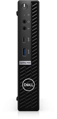 Компьютер Неттоп Dell OptiPlex 7090 Micro i7 10700T/16/512 SSD/R RX 640 4G/WF/BT/Kb+Mouse/W10Pro,черный