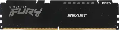 Модуль памяти DDR5 DIMM 8Gb DDR5600 Kingston FURY Beast Black (KF556C36BBE-8)