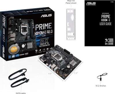 Материнская плата microATX LGA1151 ASUS PRIME H310M-E R2.0/CSM