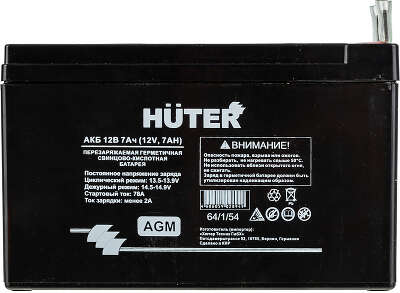 Батарея аккумуляторная Huter 64/1/54 12В 7Ач SLA