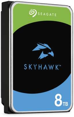 Жесткий диск Seagate 3.5" 8TB SkyHawk Surveillance HDD ST8000VX009 SATA 6Gb/s, 7200rpm 256MB, 24x7,