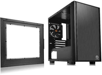 Корпус Thermaltake Versa H17, черный, mATX, Без БП (CA-1J1-00S1WN-00)