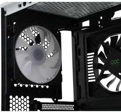 Корпус GameMax Contac COC, белый/розовый, ATX, Без БП (Contac COC MFG.T806)