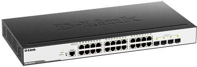 Коммутатор D-Link DGS-3000-28L/B1A 24x1Гбит/с 4SFP управляемый