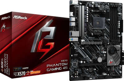 Материнская плата ATX LGAAM4 ASRock X570 PHANTOM GAMING 4S
