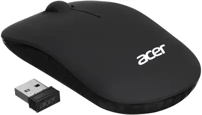 Клавиатура + мышь Acer OKR030 клав:черный мышь:черный USB беспроводная slim Multimedia (ZL.KBDEE.005)