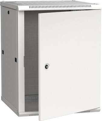 Шкаф коммутационный ITK Linea W (LWR3-12U66-MF) настенный 12U 600x600мм пер.дв.металл задн.дв.стал.лист 90кг серый 500мм 200град. 635мм IP20 IK10 сталь