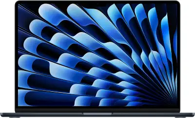 Ноутбук Apple MacBook Air A3114 M3 8 core 16Gb SSD256Gb/10 core GPU 15.3" Liquid Retina (2880x1864) macOS midnight WiFi BT Cam (MC9G4LL/A)