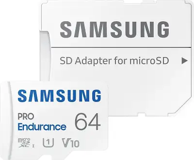 Карта памяти 64 Гб Micro SDXC Samsung PRO Endurance Class 10 UHS-I [MB-MJ64KA]